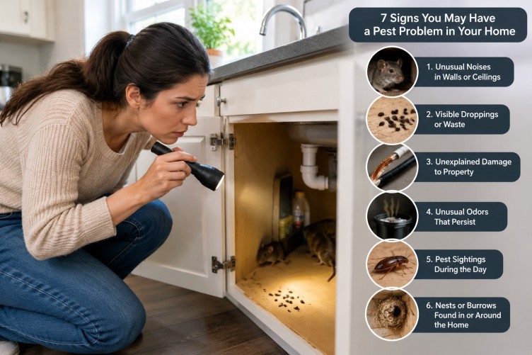 7 Signs You May Have a Pest Problem in Your Home